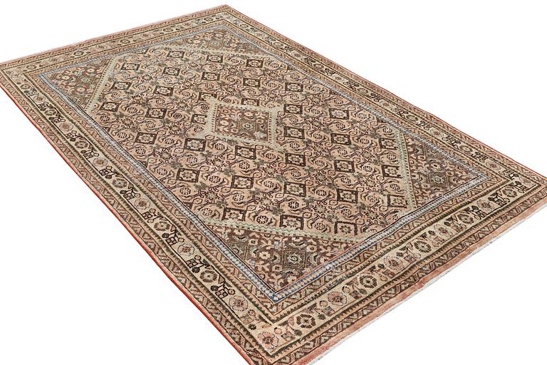 A carpet, Persian, vintage design, c. 295 x 191 cm.