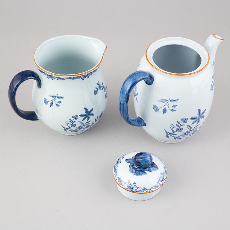 A 40 piece porcelain coffee and dinner service, 'East indies', Rörstrand, Sweden.