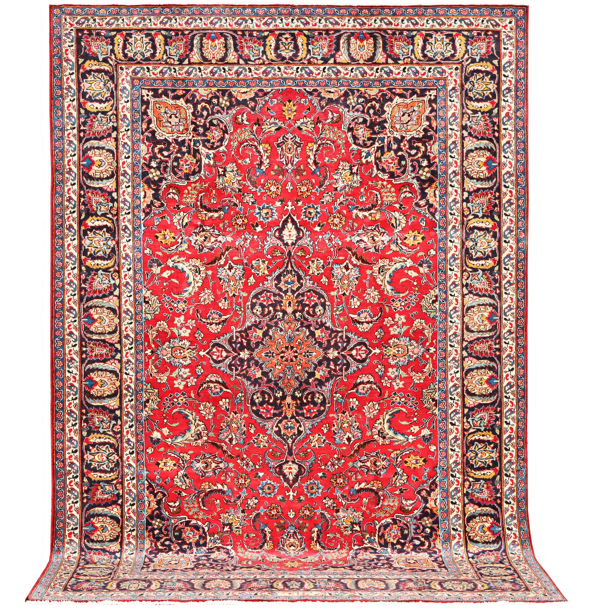 A Najafabad carpet, c. 292 x 202 cm.
