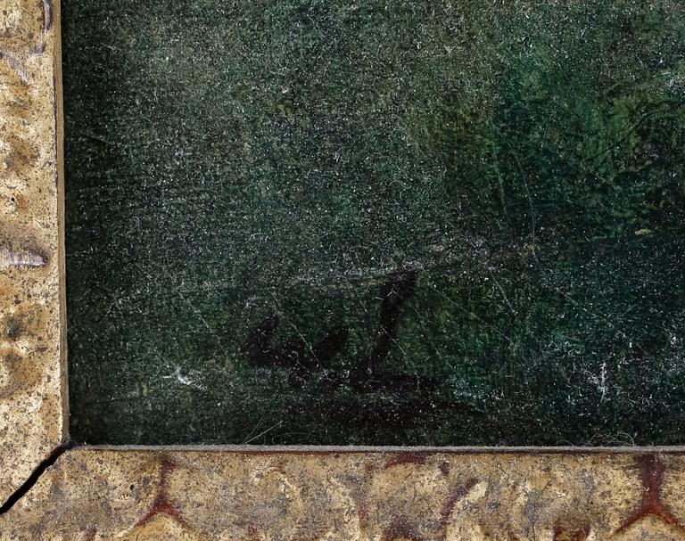 EVARISTE VITAL LUMINAIS, tillskriven, olja på duk monogramsignerad E.L.