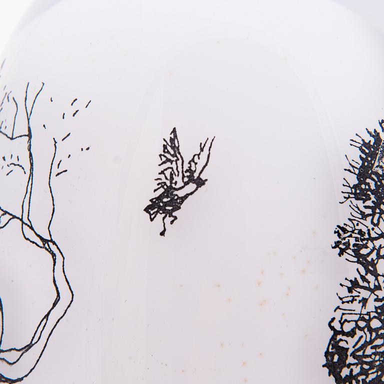 ELLA VARVIO, A glass sculpture, signed Ella Varvio 2016.