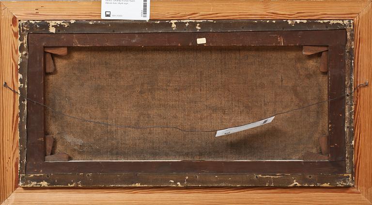 OKÄND KONSTNÄR, olja på duk, otydl sign.