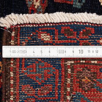 An antique Harchegan carpet, Chahar Mahal and Bakhtiari area, c. 300 x 160 cm.