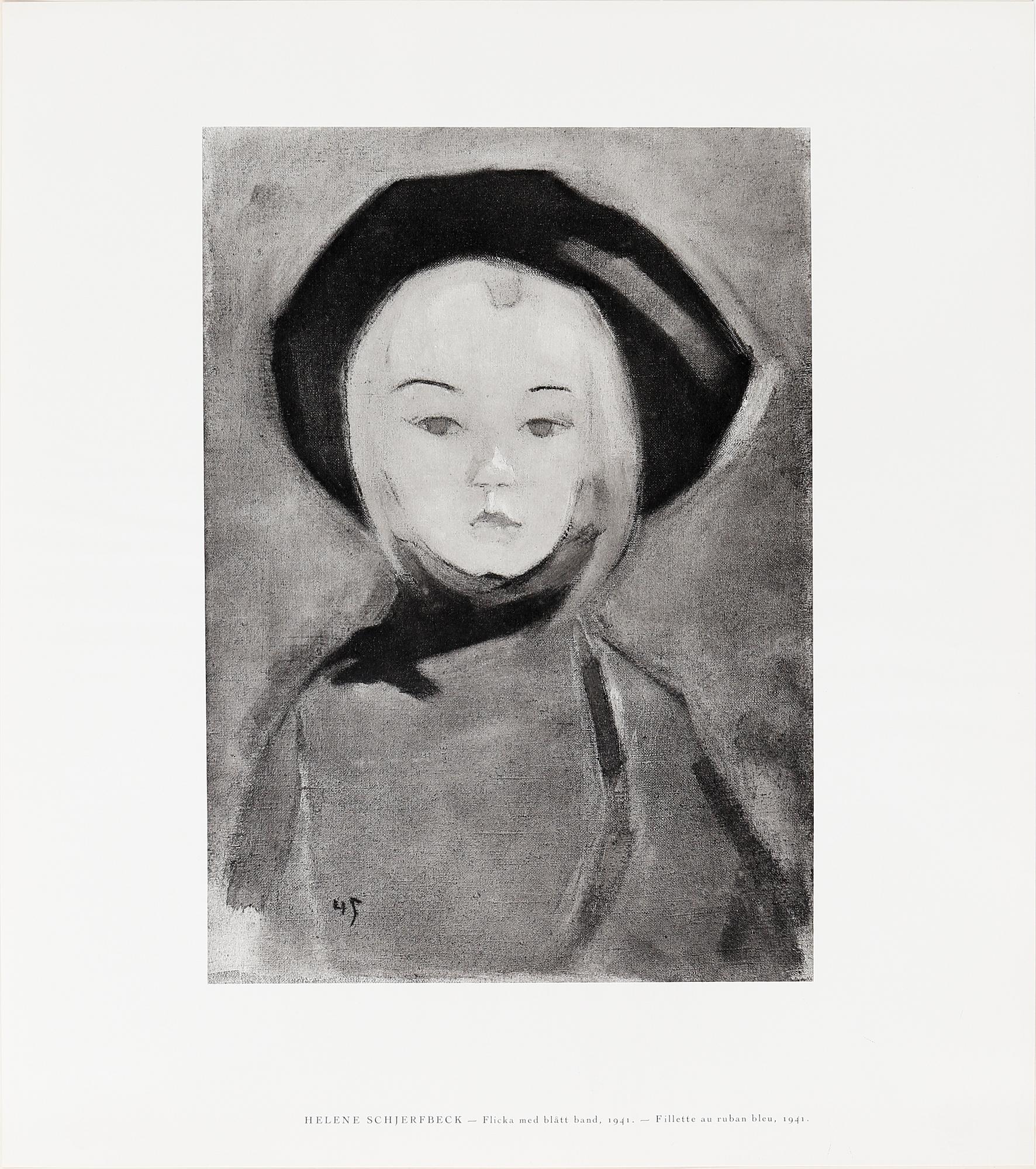 HELENE SCHJERFBECK, portfolio with 48 black and white reproductions, Stockholm 1945.