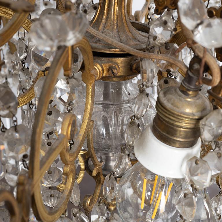 Ljuskrona, omkring år 1900. Oscariansk.