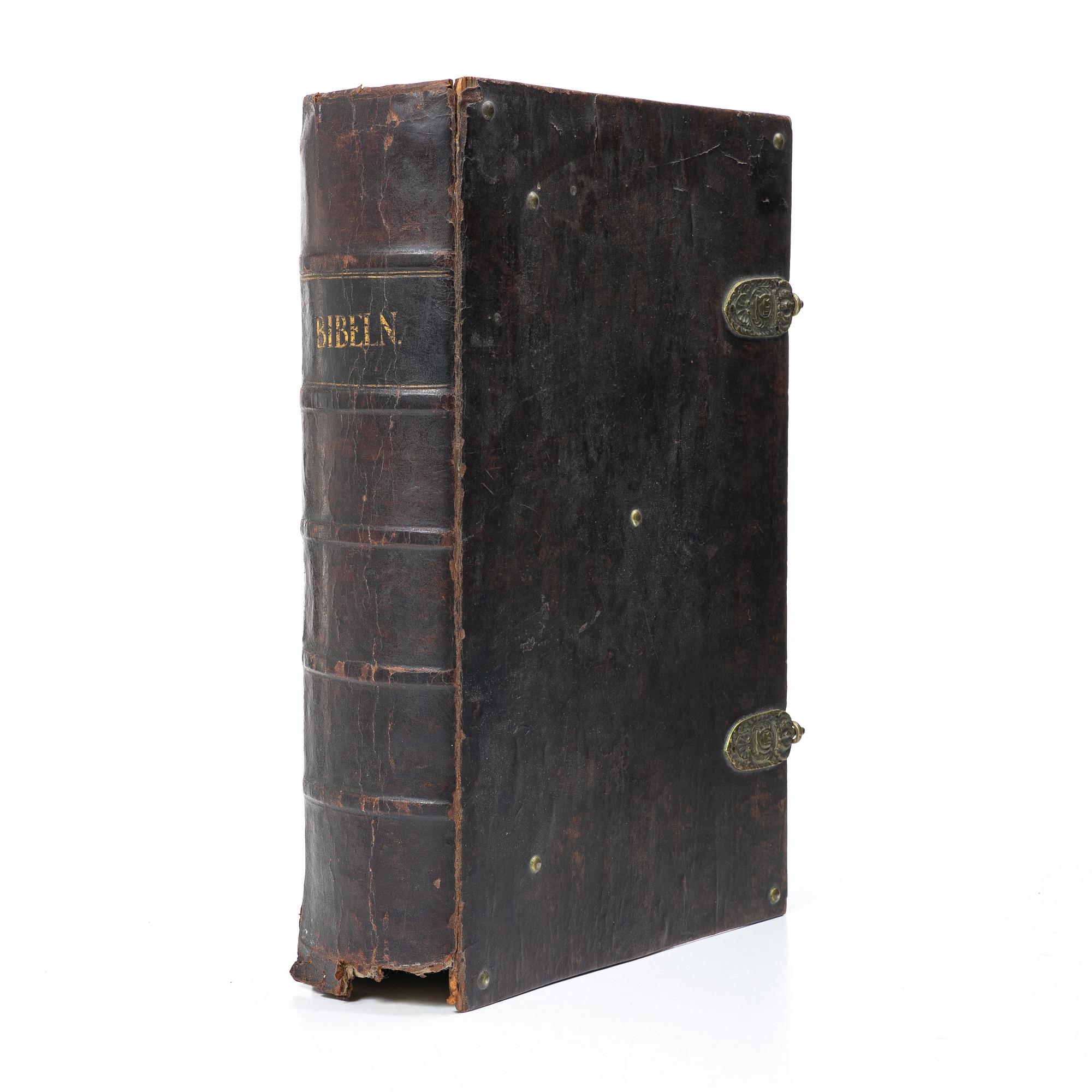 Karl XII:s stora kyrkobibel, 1702-3, Biblia, thet är all then heliga skrift på swensko.