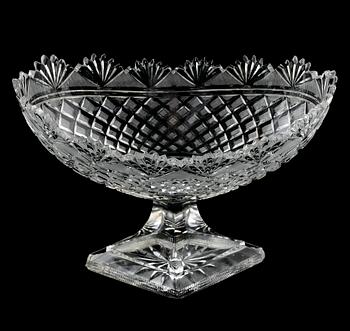 SKÅL PÅ FOT, kristall, 1900-talets första hälft.