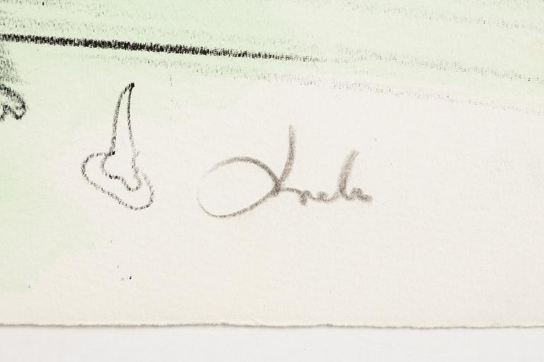 Djuric Miodrag Dado, 12 lithographs with portfolio. Each signed and numbered 9/75.