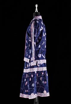 EMILIO PUCCI, kjol samt blus.
