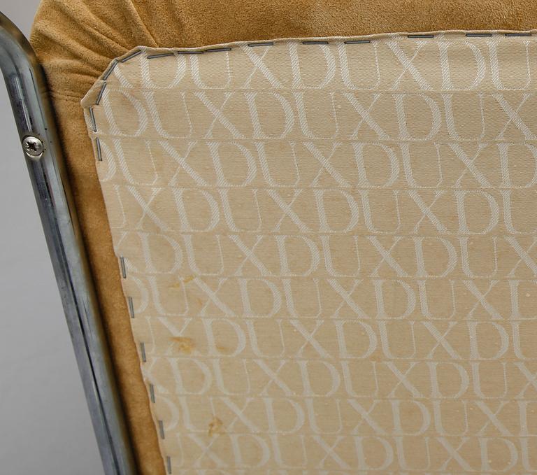 FÅTÖLJER, 3 st, DUX, " Mirja", Bruno Mathsson, 1900-talets andra hälft.