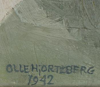 OLLE HJORTZBERG, olja på duk, sign och dat 1942.