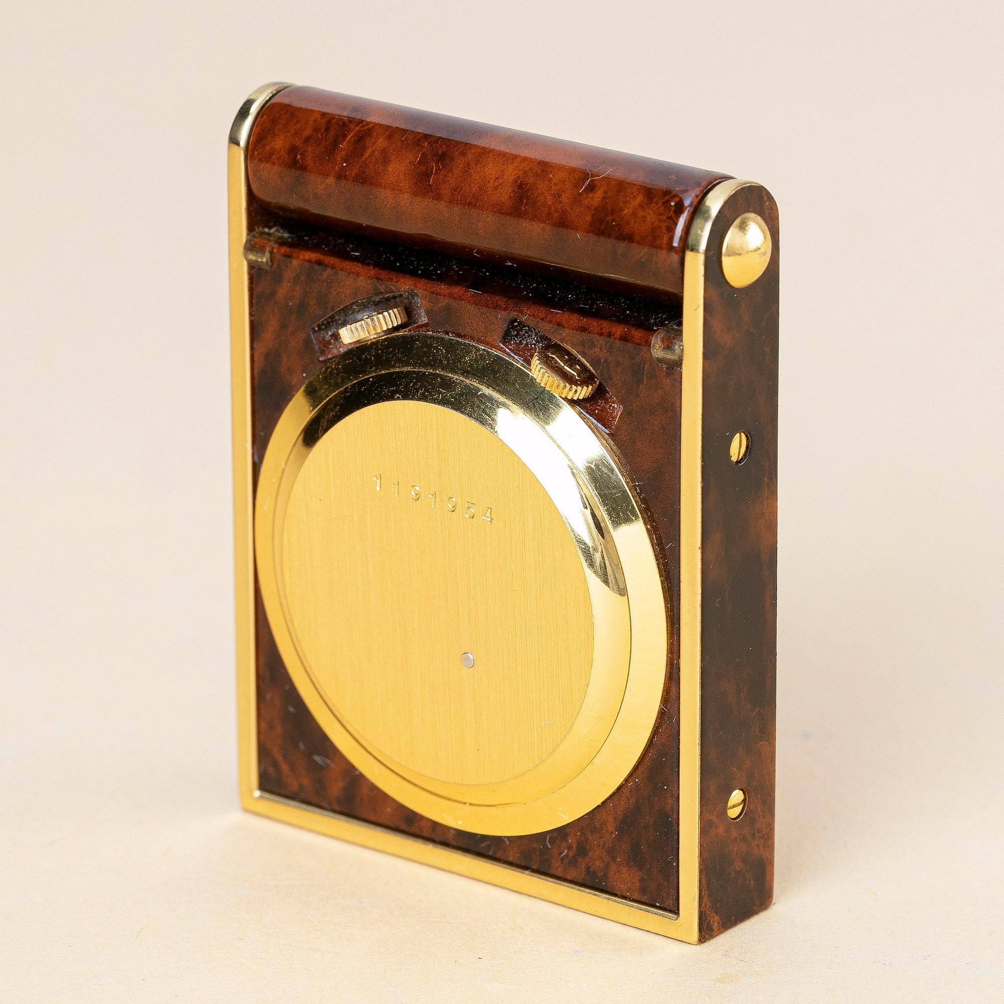 Jaeger-LeCoultre, "Travel Alarm Clock", ca 1970.