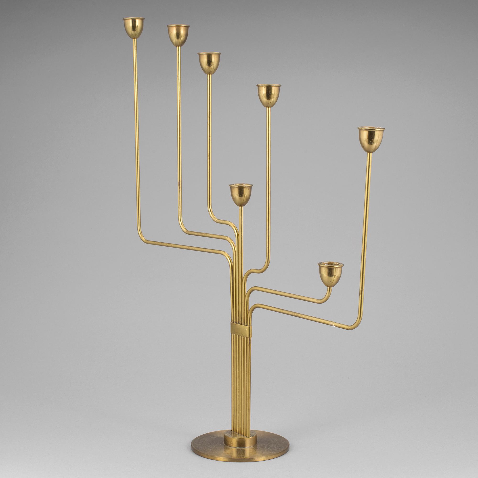 A Piet Hein brass chandelier "Ursa Major".
