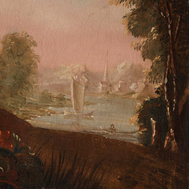 Jean-Baptiste Oudry, efter, Hund och rapphöns, 2 st.