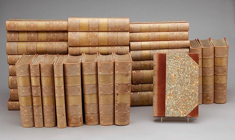 BÖCKER, 35 vol, Strindbergs samlade skrifter, Stockholm 1912-21.