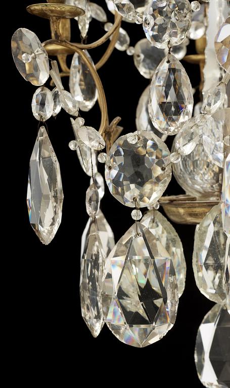 LJUSKRONA, rokokostil, omkring år 1900.