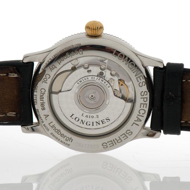 LONGINES, Hour Angle, wrist watch, 38 mm.