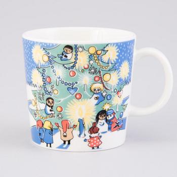 MOOMIN-MUG, porcelain, 'Christmas mug', Moomin Characters, Arabia 2004, 2005.