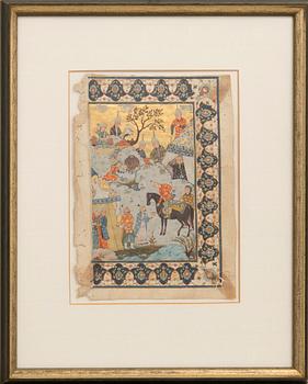 Book illustration India/Persia 19th/20th century.