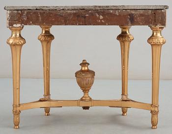 KONSOLBORD. Gustavianskt stockholmsarbete, 1700-talets slut.