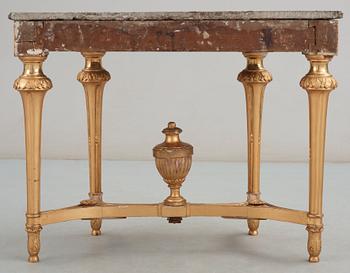 A Gustavian late 18th century console table.