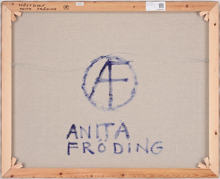 ANITA FRÖDING, olja på duk, monogramsign.