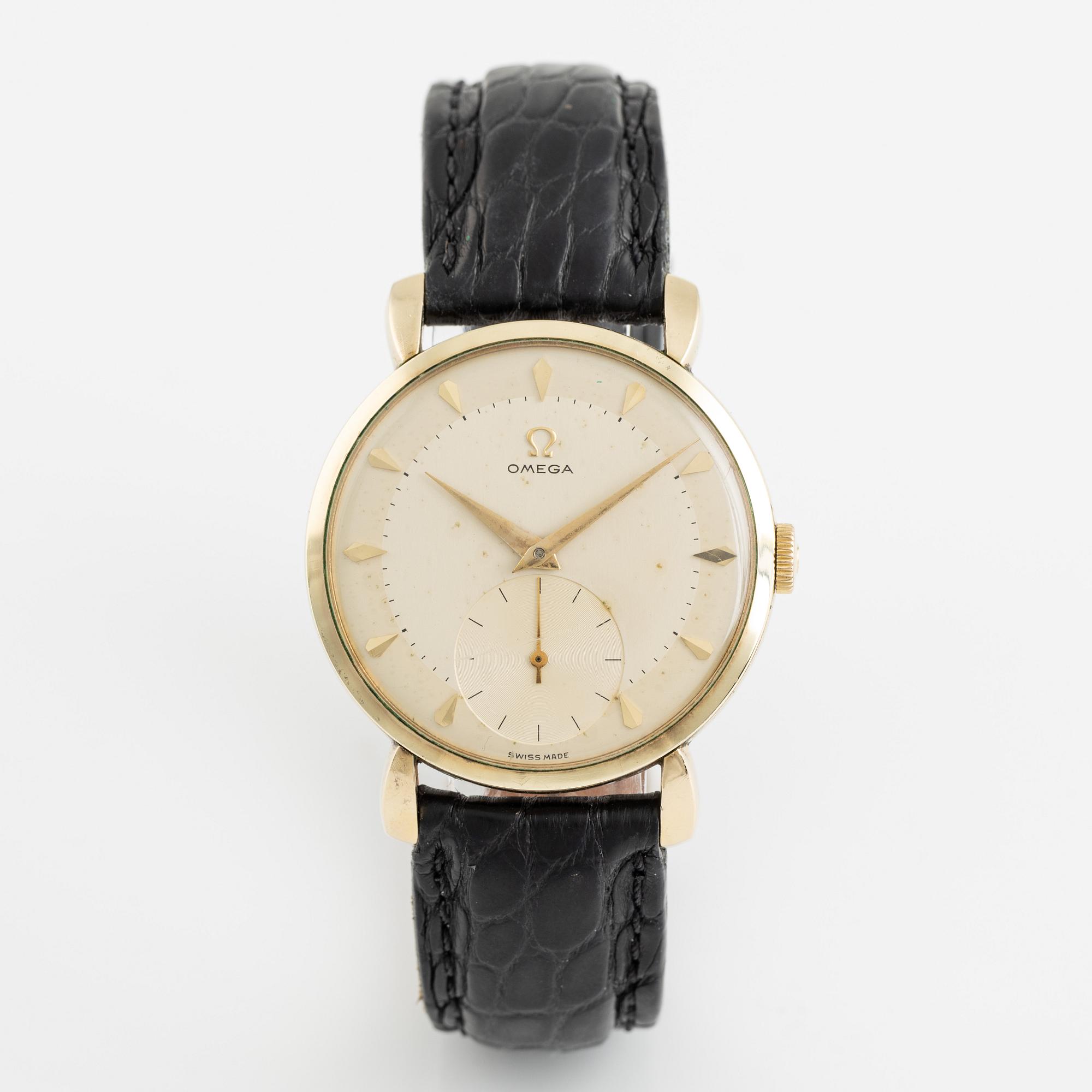 Omega, "Tear Drop Lugs", wristwatch, 35,5 mm.