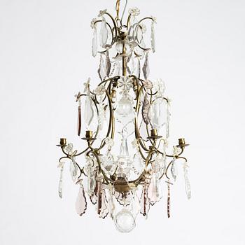 Chandelier, Rococo style, first half of the 20th century.