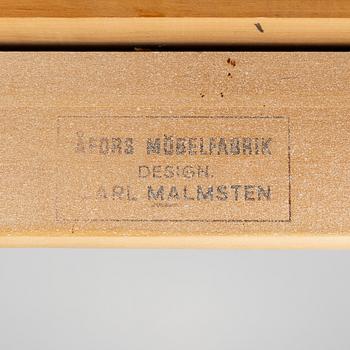Carl Malmsten, matbord, "Herrgården" samt sex stolar "Nya Guldheden", Bodafors samt Åfors Möbelfabrik.