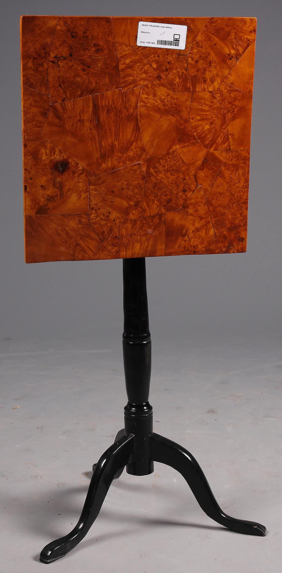 FÄLLBORD, 1800-talets första hälft.
