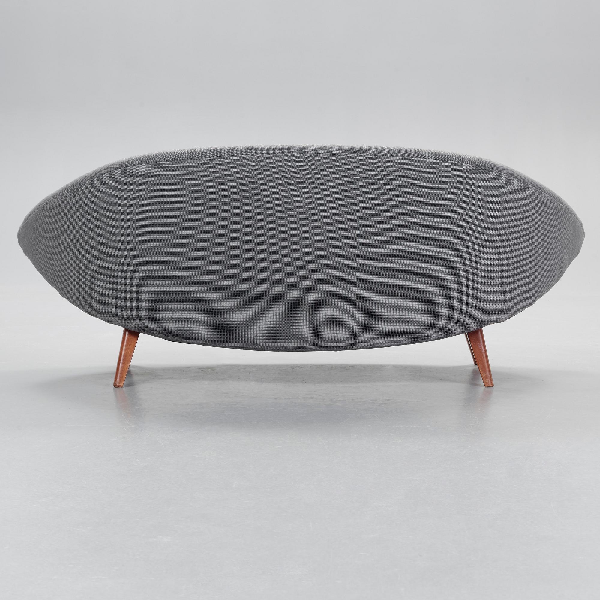 A Swedish upholstered sofa 'The coffee bean', possibly by Folke Jansson, Sweden 1950's.