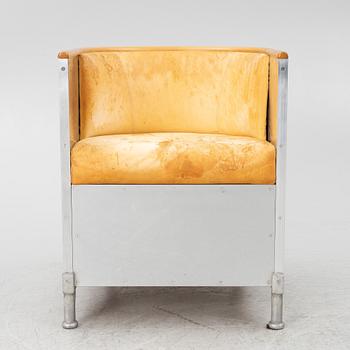 Mats Theselius, an 'Aluminiumfåtölj' armchair, Källemo, Värnamo, post 1990.