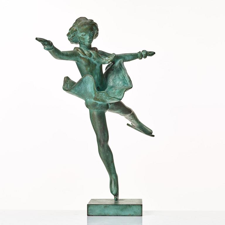 Carl Milles, "Skridskoprinsessan" (=The skater princess).