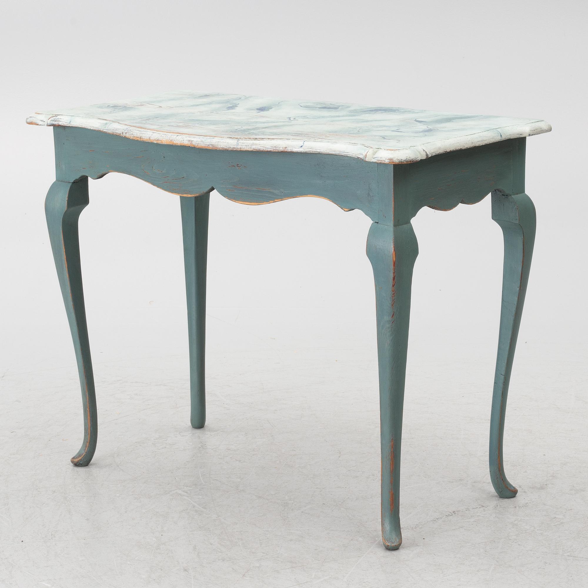 Console table, Sweden, latter part of the 18th century, Rococo.