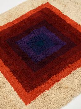 Verner Panton, a carpet, "Square, Multi colour", machine made pile, ca 199,5 x 137 cm, designed by Verner Panton.