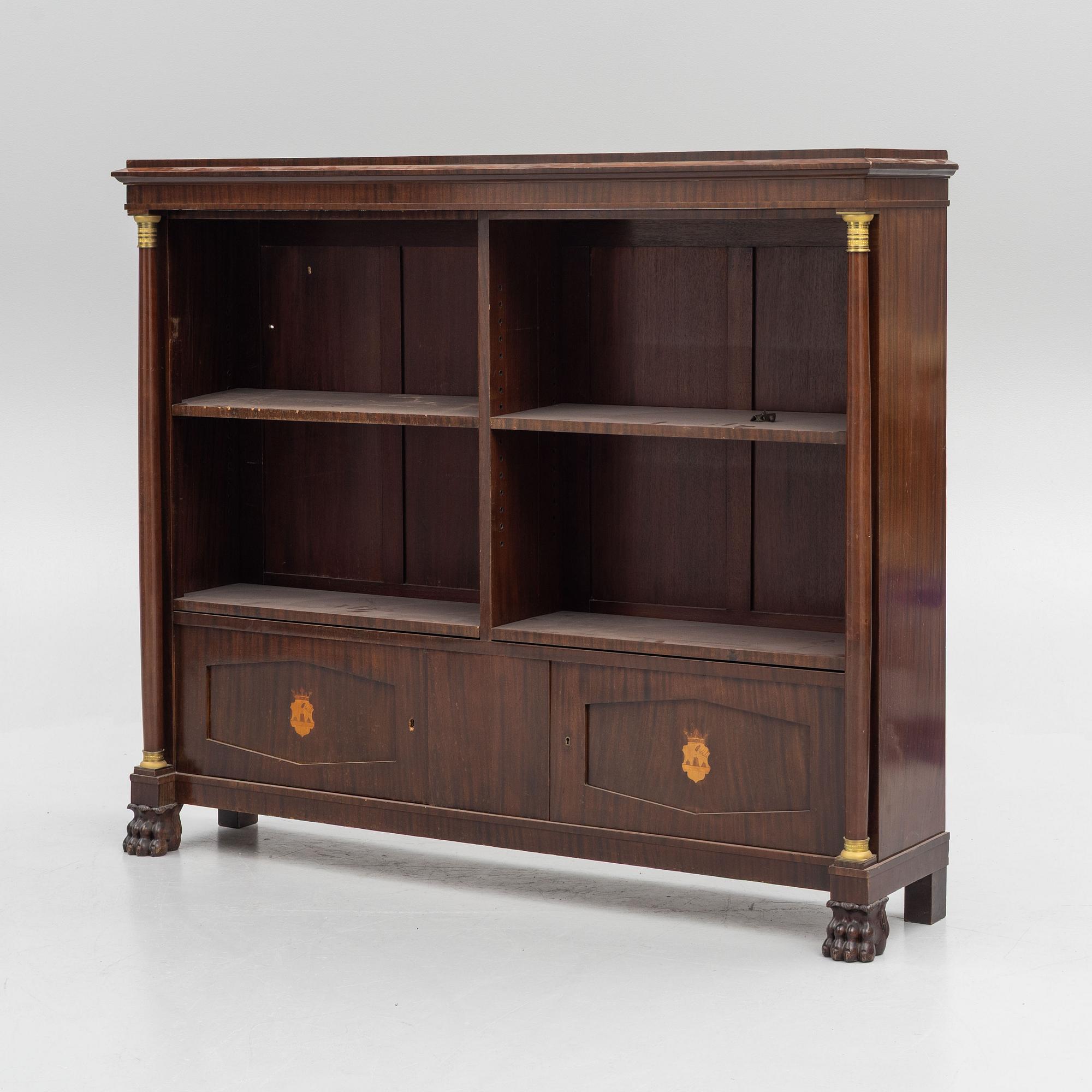 An Empire style book case, 20th century.