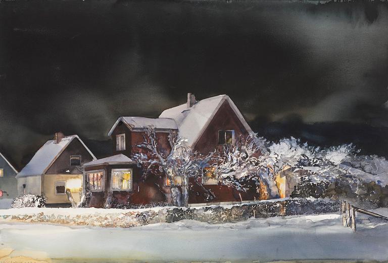 Lars Lerin, Untitled.