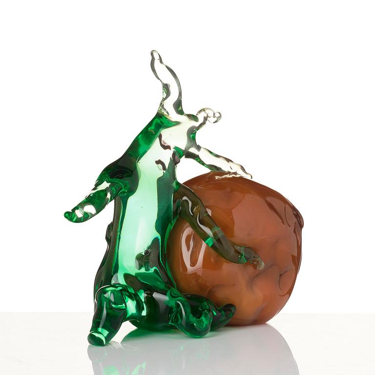 Mark Brusse, a "The Resting Tree" glass sculpture, ed. 3/6, Berengo Studio, Murano, Italy, 1997.