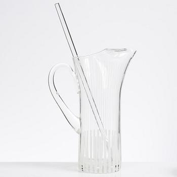 Bengt Orup, a 13-piece 'Strikt' glass service, Johansfors, mid-20th Century.