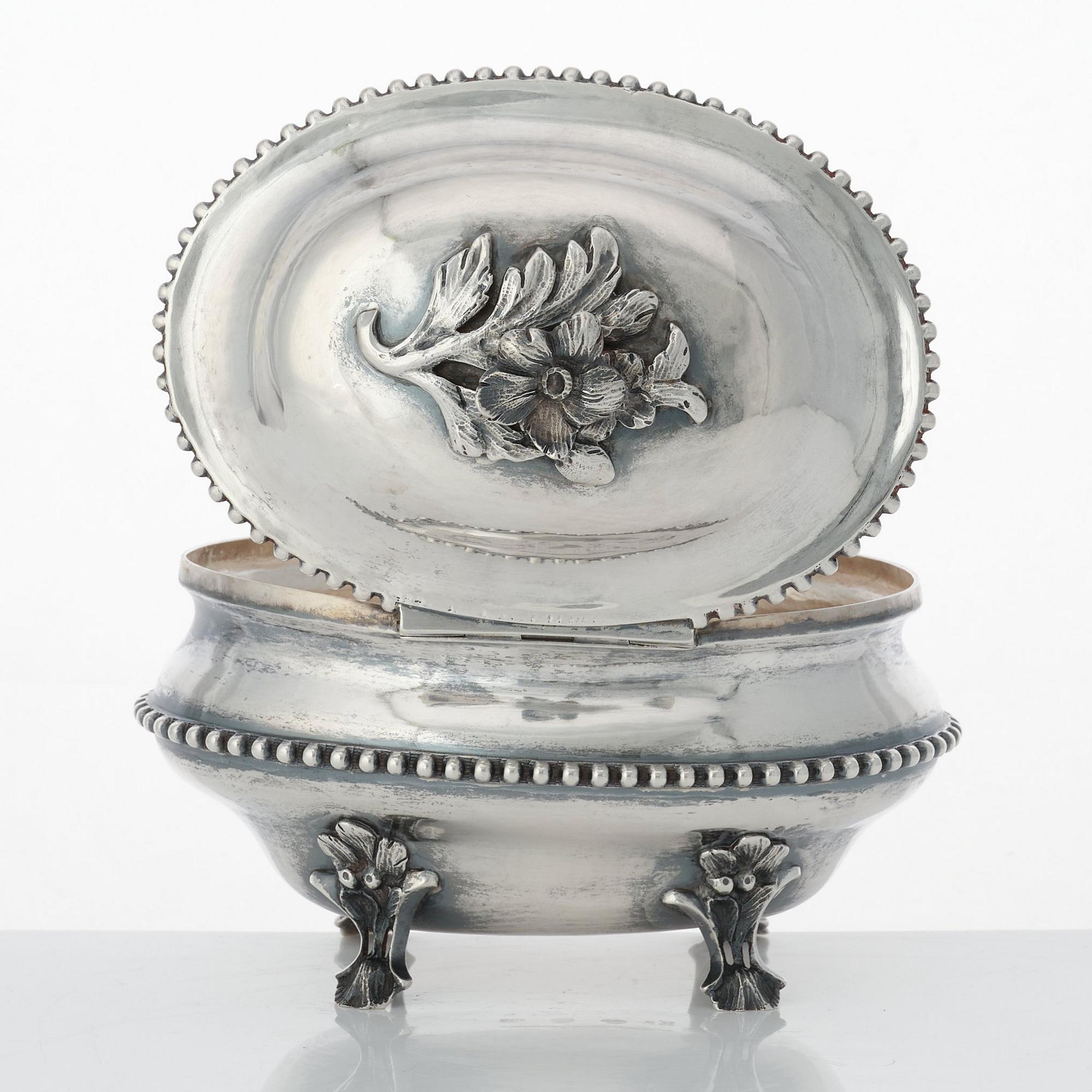 Anders Schotte, sockerskrin, silver, Uddevalla 1787. Rokoko.