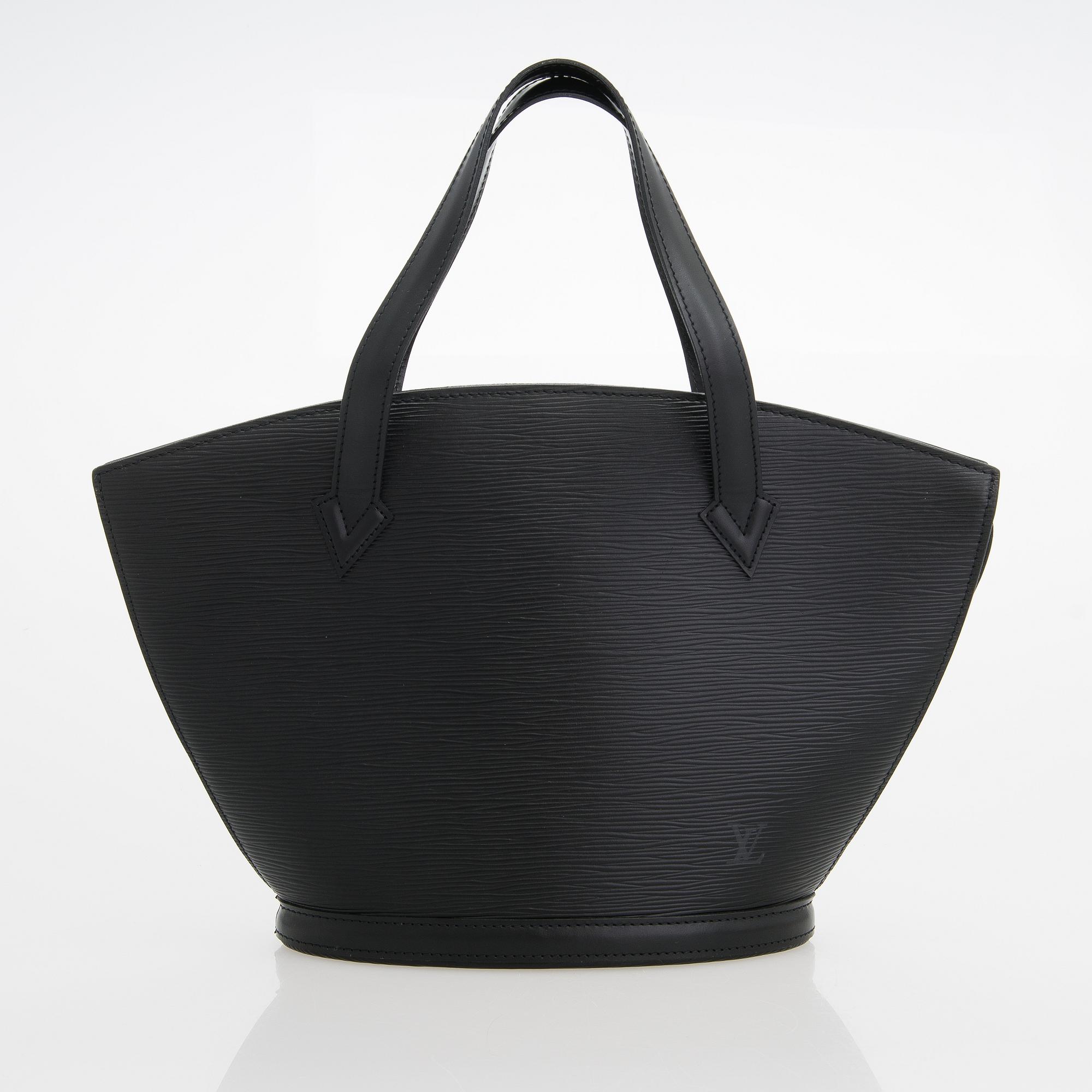 Louis Vuitton, A Black Epi Leather Saint Jacques PM Bag.