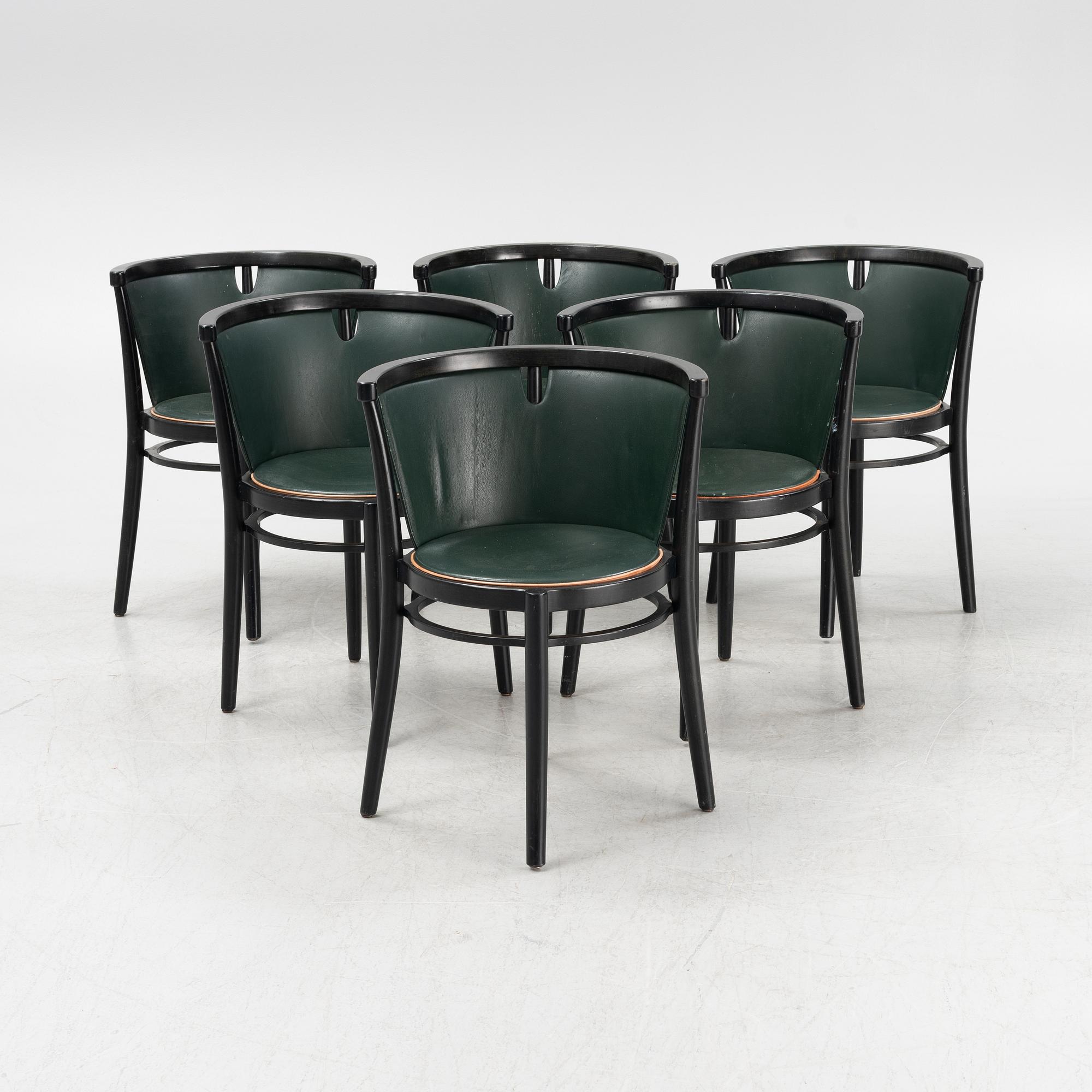 Åke Axelsson, six chairs, Gemla, Sweden, 1989.