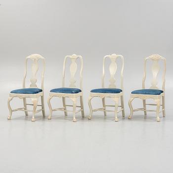 Four 18th Century Chairs.
