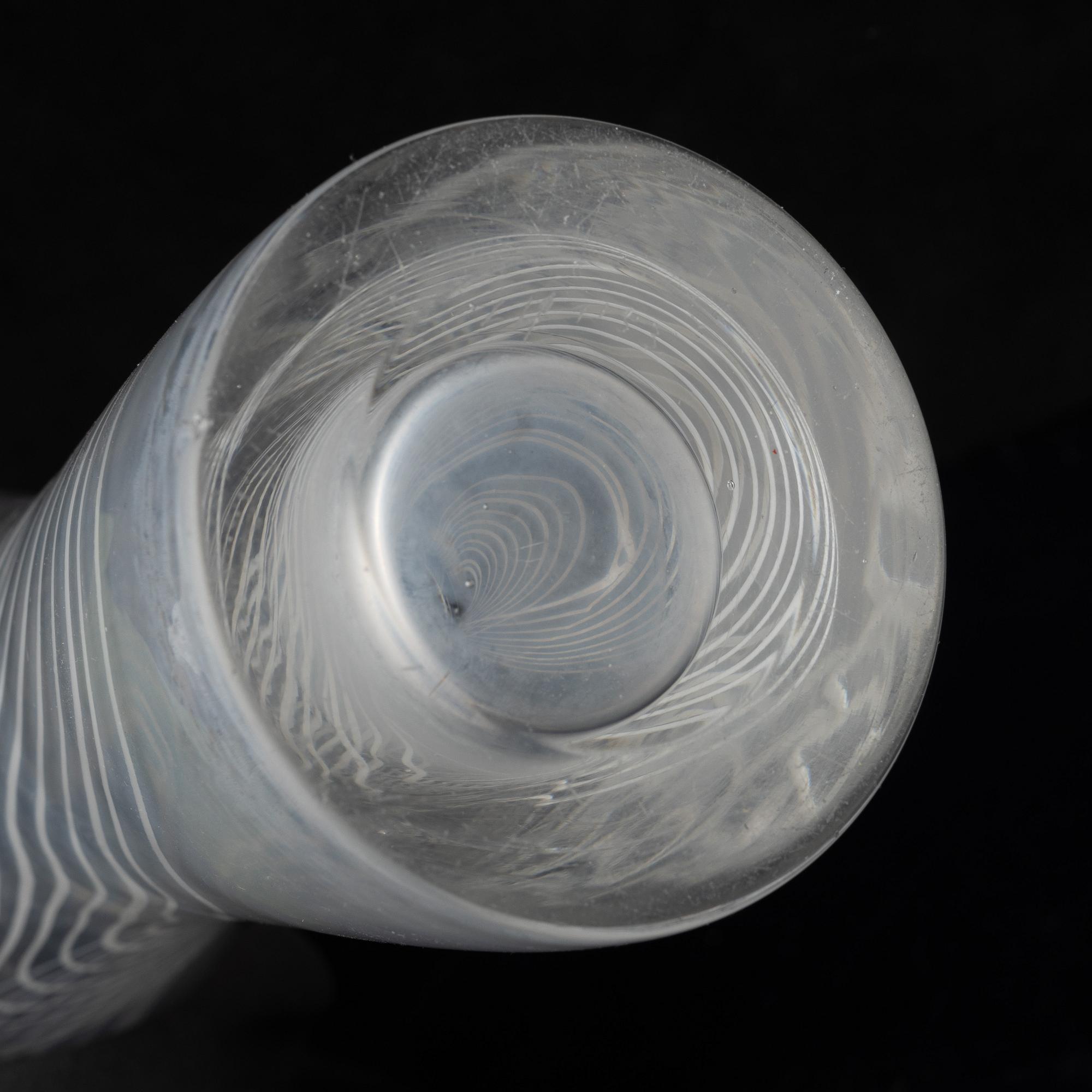 Vicke Lindstrand, a glass vase, Kosta, 1950's.