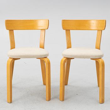 Alvar Aalto, chairs, a pair, model 69, Artek.