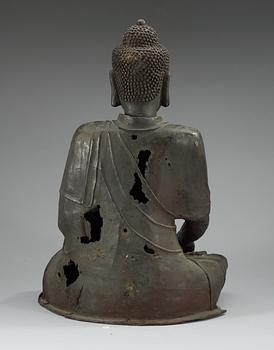 BUDDHA, brons. Ming stil.