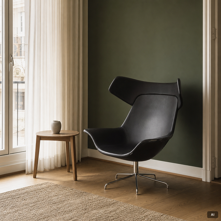 Michael Sodeau, fåtölj, "Oyster High", Offecct, 2000-tal.