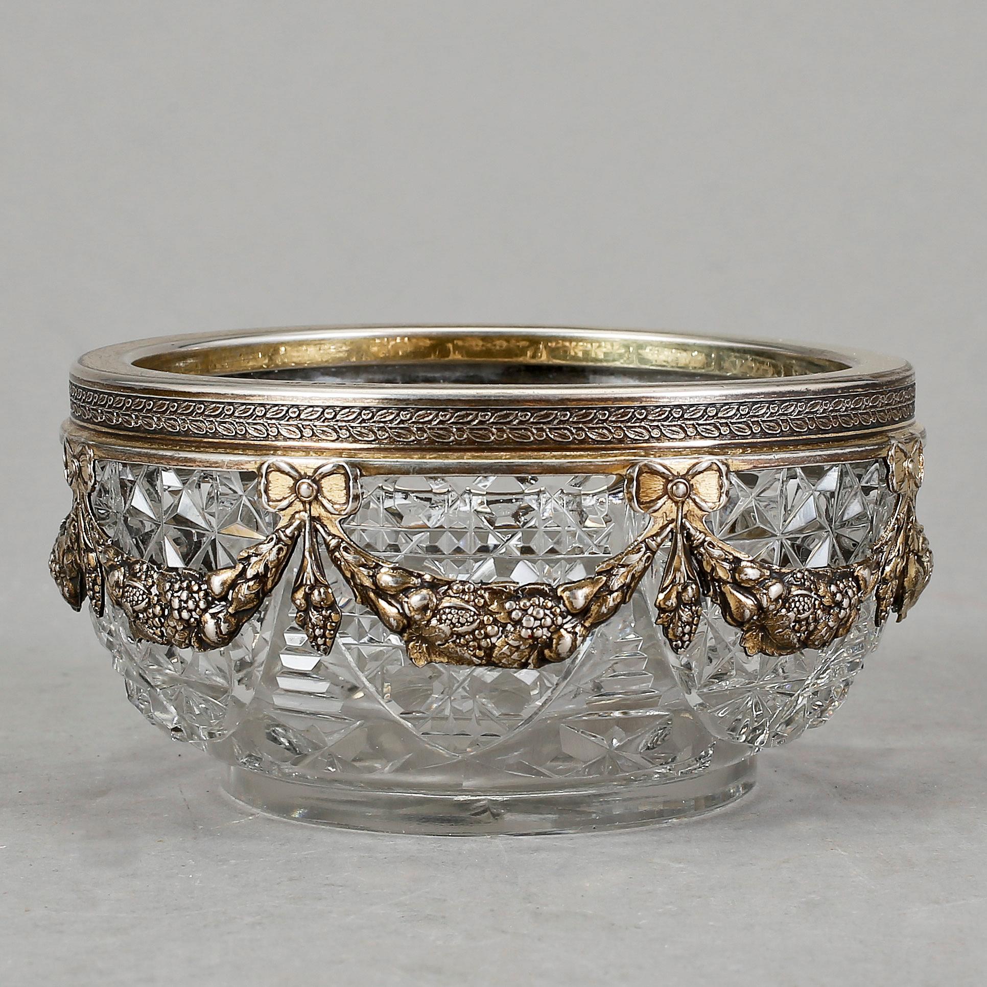 SKÅL, glas och silver, CG Hallberg, Stockholm, 1904.