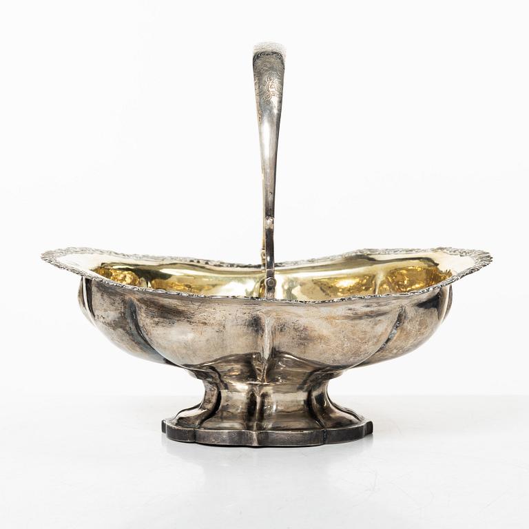 Konfektskål, silver, Moskva, Ryssland 1840.