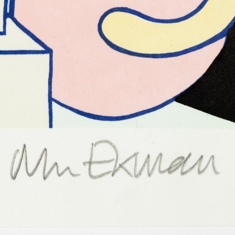 Marie-Louise Ekman, "Ett äggmonument, en skallra och en Olle-Baertling-målning".